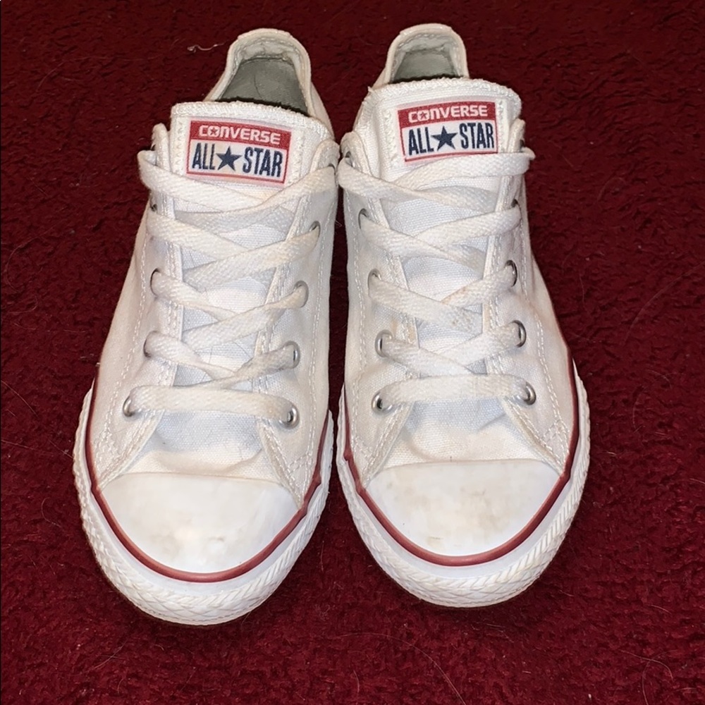White Low Top Converse